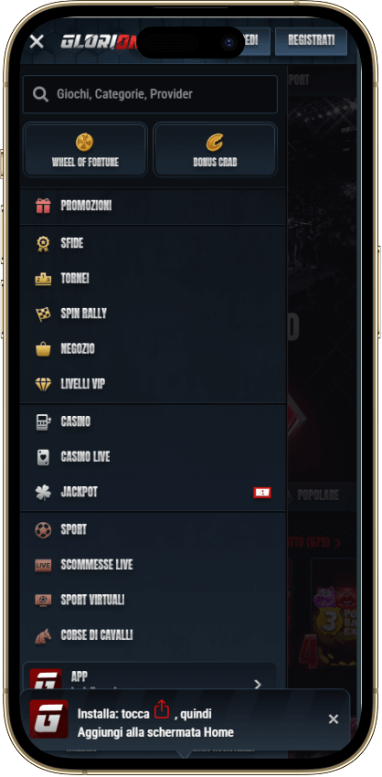 Glorian Casino Mobile